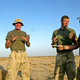 Some soldiers stand around barely making news.